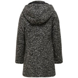 Kids ONLY Dark Grey Melange Sedonna Boucle Wool Jacket 2