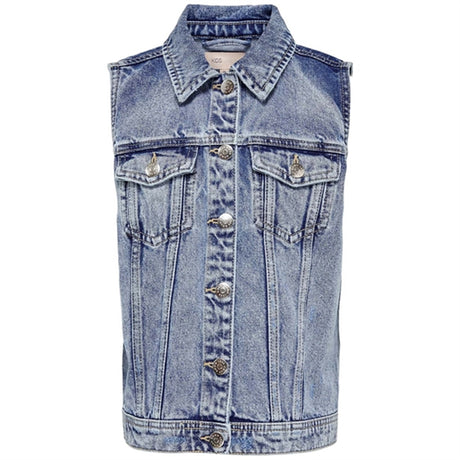 Kids ONLY Light Blue Denim Gekat Vest