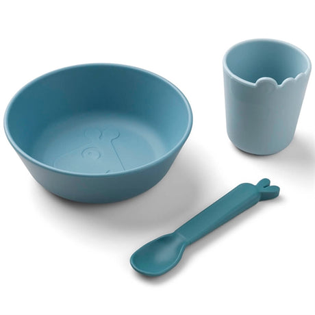 Done by Deer Kiddish First Meal Set Blue