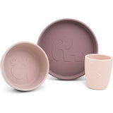 Done by Deer Stick&Stay Dinner Set Deer Friends Powder 3