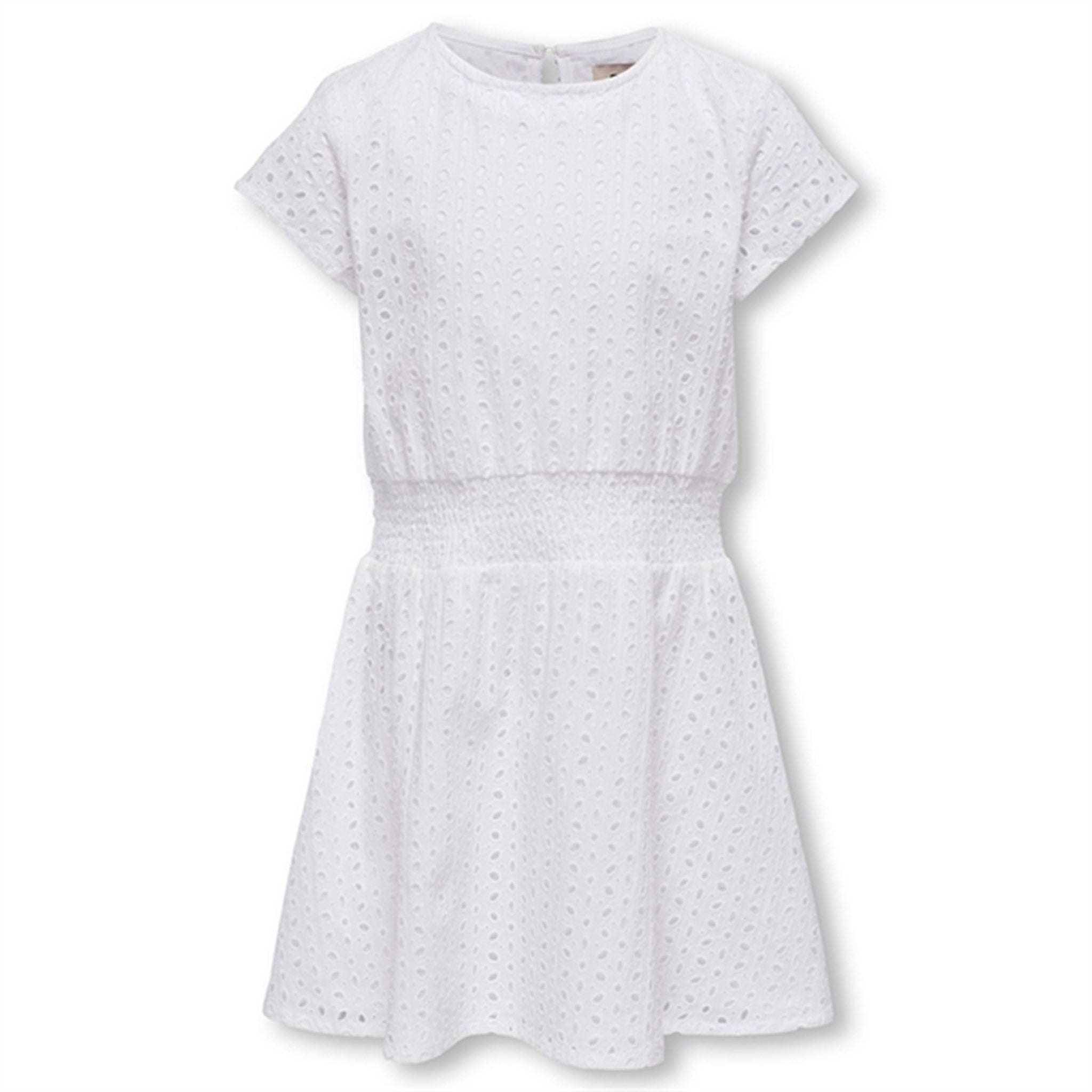 Kids ONLY Bright White Lalma Solveig Dress