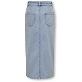 Kids ONLY Light Blue Denim Siri Front Slit Denim Skirt 2