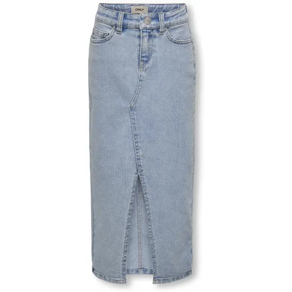 Kids ONLY Light Blue Denim Siri Front Slit Denim Skirt