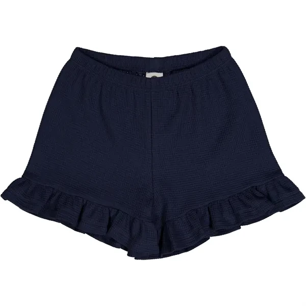 Müsli Night Blue Waffle Frill Shorts