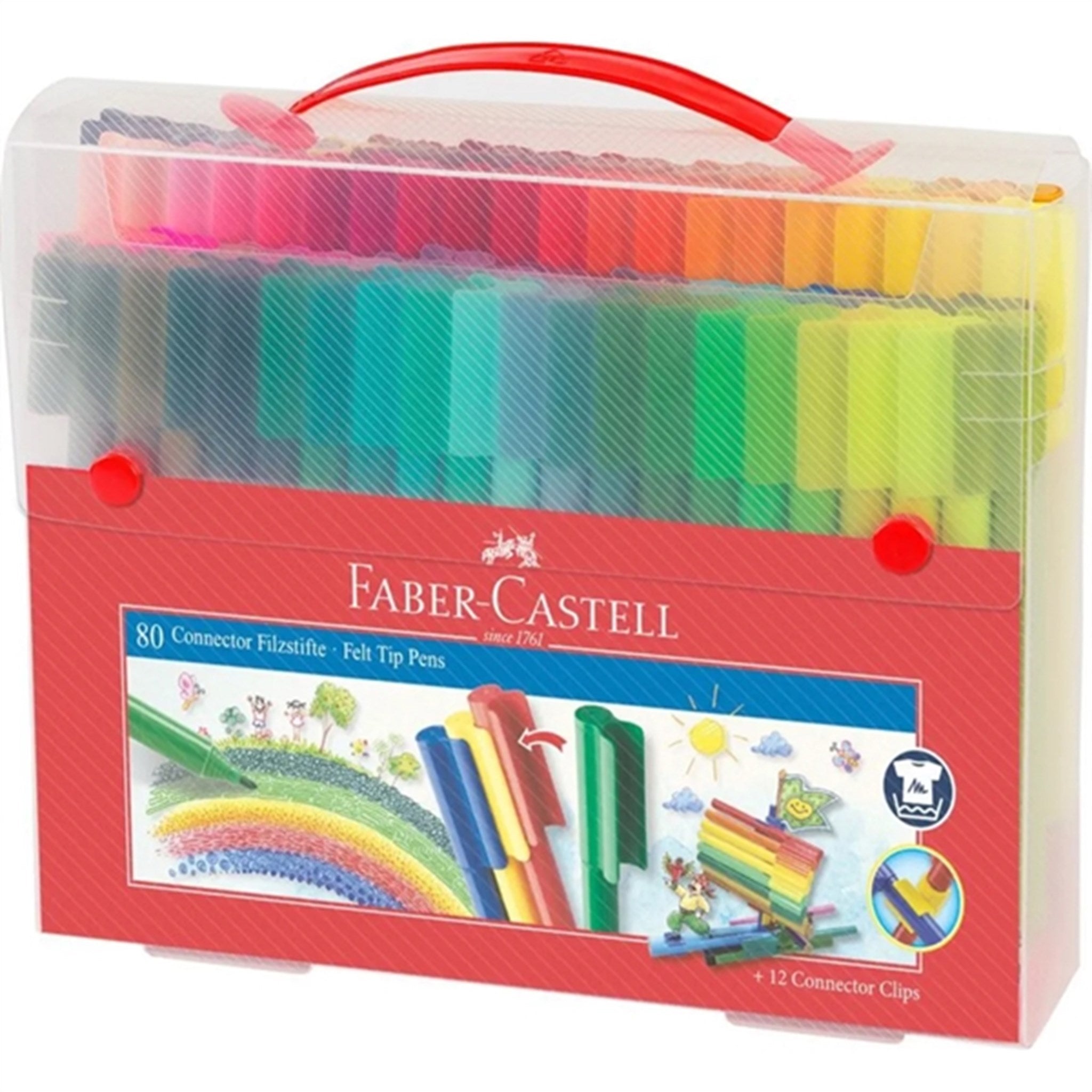 Faber Castell Markers Connector Suit Case 80 pc