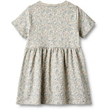 Wheat Sandshell Mini Flowers Jersey Dress Anna 2