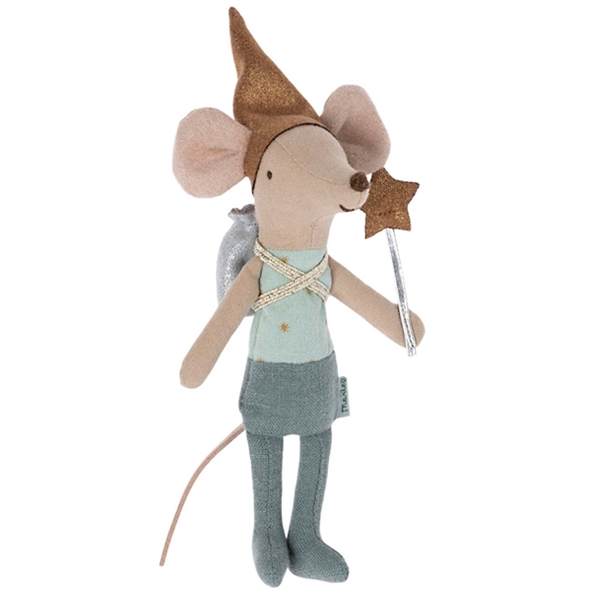Maileg Tooth Fairy Boy Mouse Blue In A Box 2