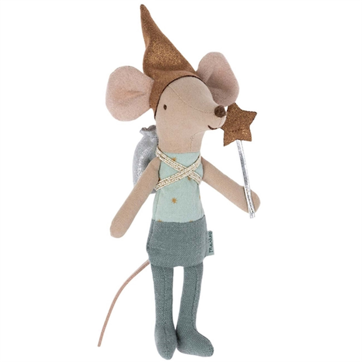 Maileg Tooth Fairy Boy Mouse Blue In A Box