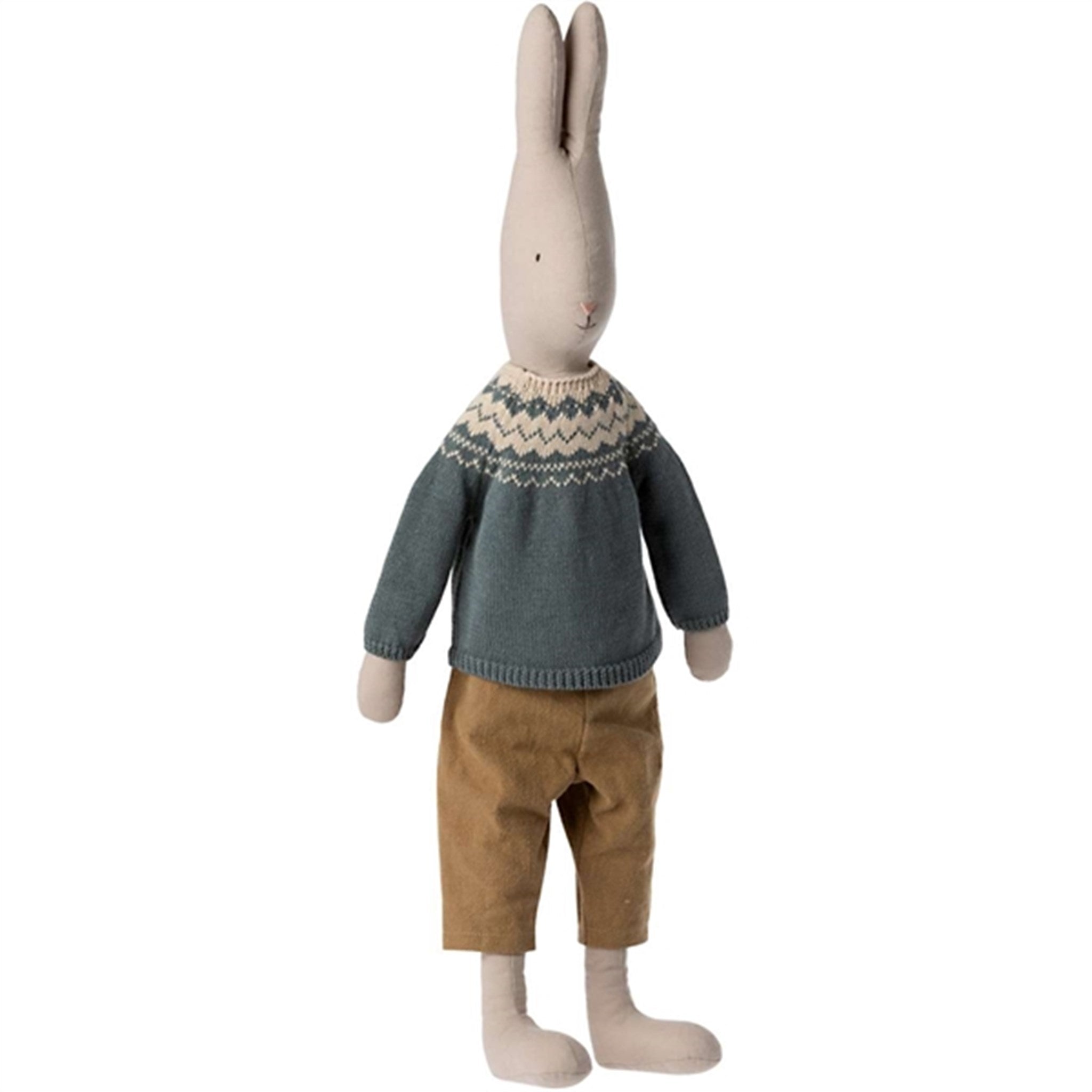 Maileg Rabbit Pants And Knitted Sweater