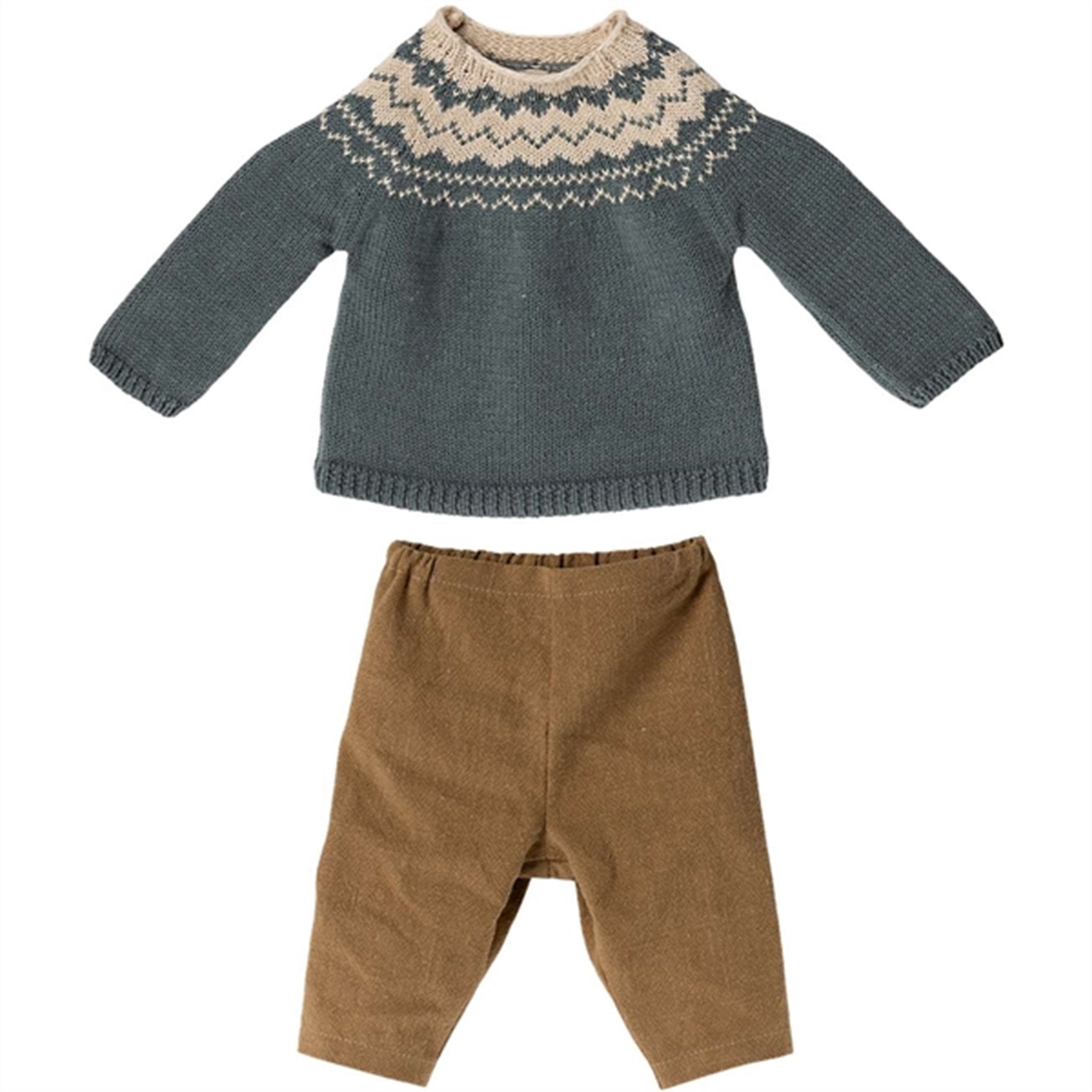 Maileg Rabbit Pants And Knitted Sweater 2