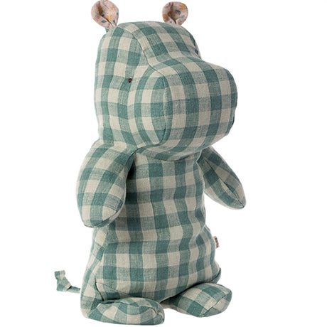 Maileg Safari Friends Hippopotamus Medium Check