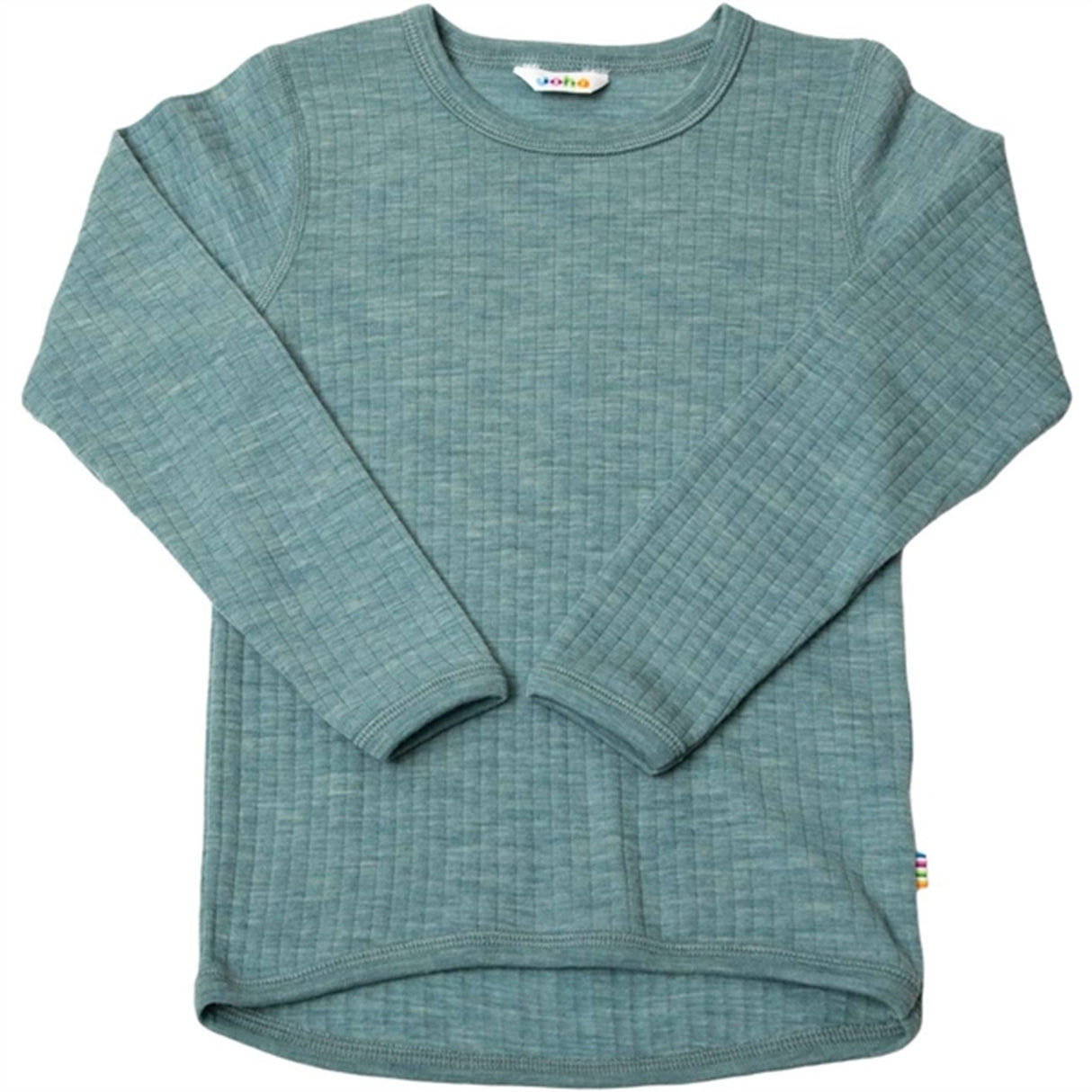 Joha Wool Aqua Melange Blouse