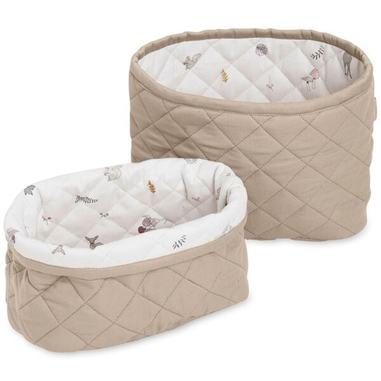 Cam Cam Copenhagen Quilted Storage Basket 2 Pack Hazel