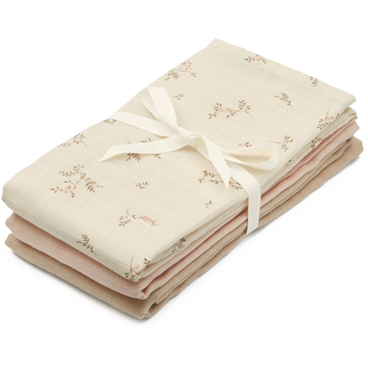 Cam Cam Copenhagen Muslin Cloth 3-pack Ashley, Coral, Latte