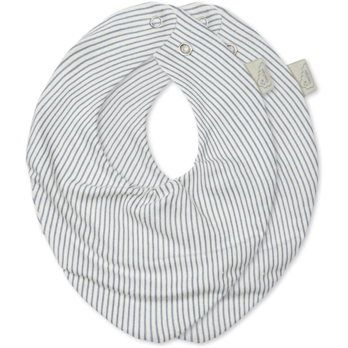 Cam Cam Copenhagen Bandana Bib 2-pack Classic Stripes Blue