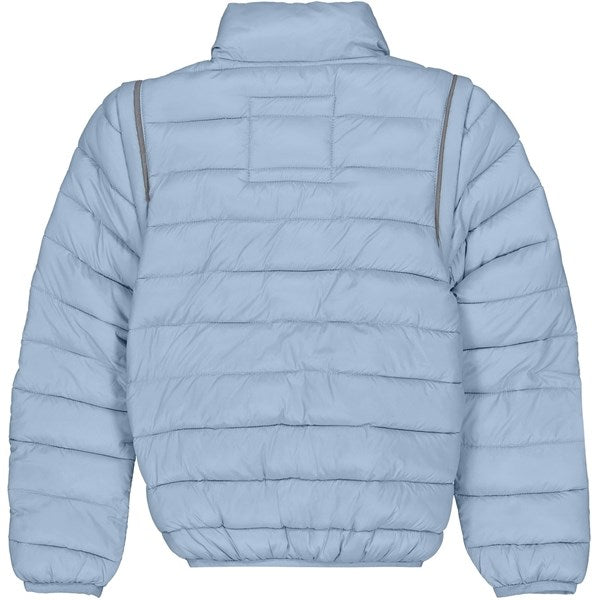 Mikk-Line Nylon Puffer 2 in 1 Jacket Faded Denim 4