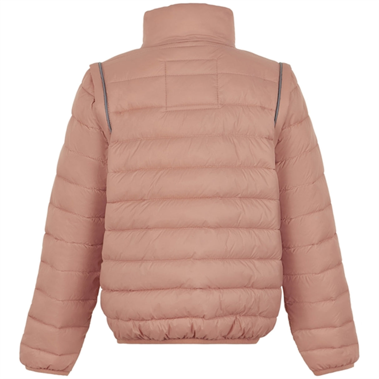 Mikk-Line Nylon puffer 2i1 Jacket Tawny Brown 7