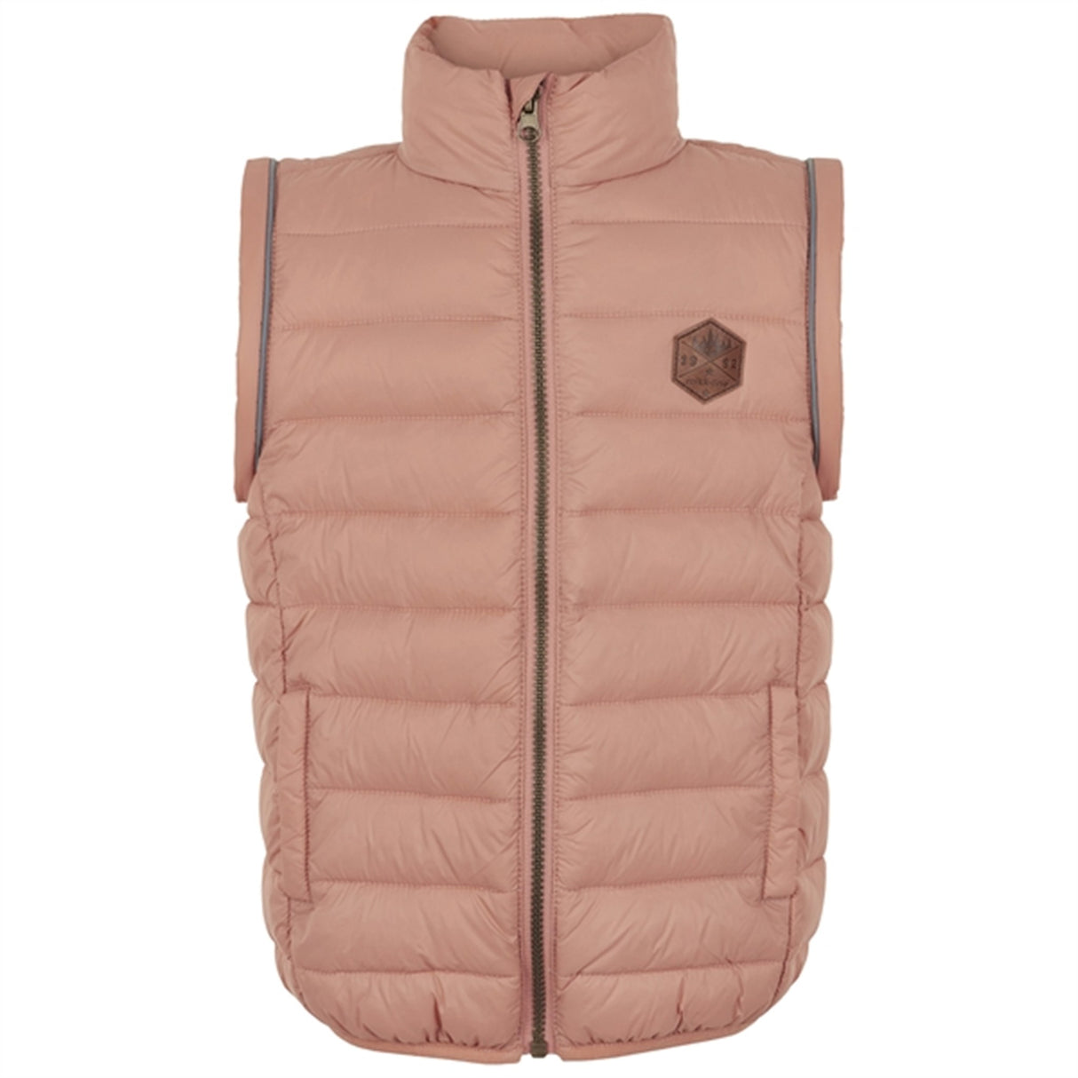 Mikk-Line Nylon puffer 2i1 Jacket Tawny Brown 8