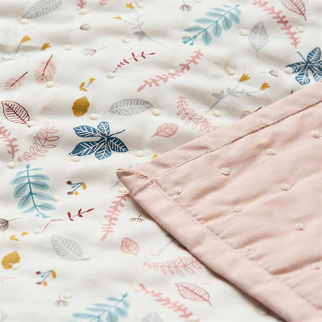 Cam Cam Copenhagen Baby Blanket Pressed Leaves Rose 2