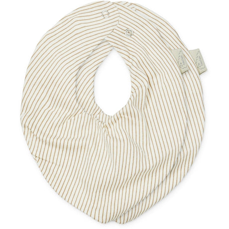 Cam Cam Copenhagen Bandana Bib 2-pack Classic Stripes Camel