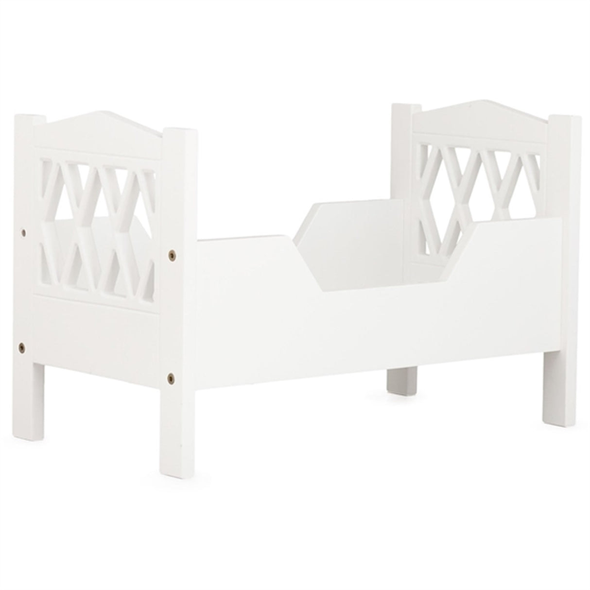 Cam Cam Copenhagen Harlequin Doll's Bed White