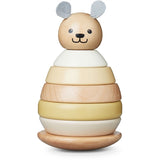 Cam Cam Copenhagen Stacking Toy Bear Natural Wood/ Yellow