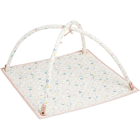 Cam Cam Copenhagen Fabric Baby Gym Pressed Leaves Rose