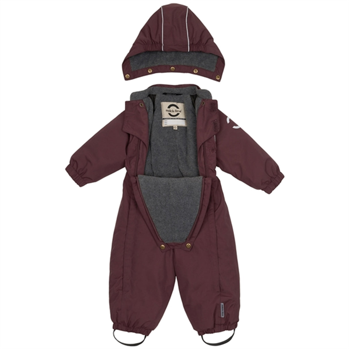 Mikk-Line Snow Suit Solid Huckleberry 3