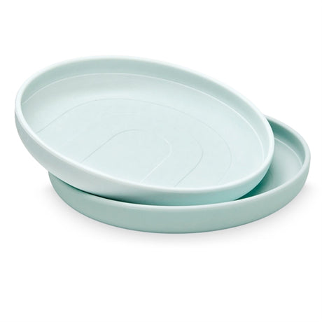 Cam Cam Copenhagen Silicone Plates 2- pack Rainbow Blue Mix