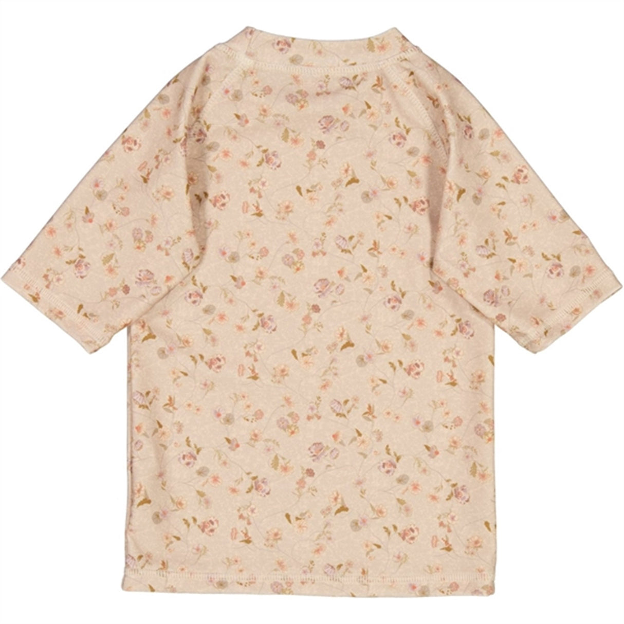 Wheat Purple Poppy Flowers Jackie Swim T-shirt 3