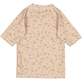 Wheat Purple Poppy Flowers Jackie Swim T-shirt 3