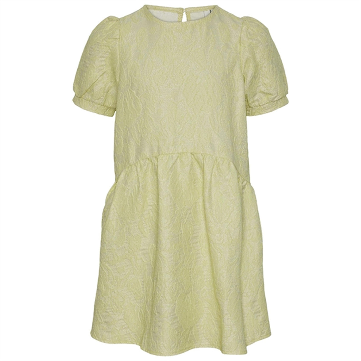 Pieces Kids Mellow Yellow Josie Lurex Dress