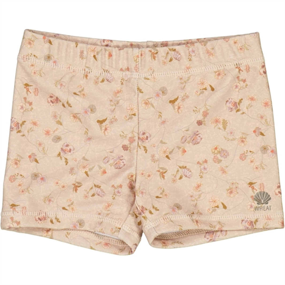 Wheat Purple Poppy Flowers Niki Swim Pants