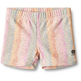 Wheat Rainbow Flowers Swim Shorts Niki