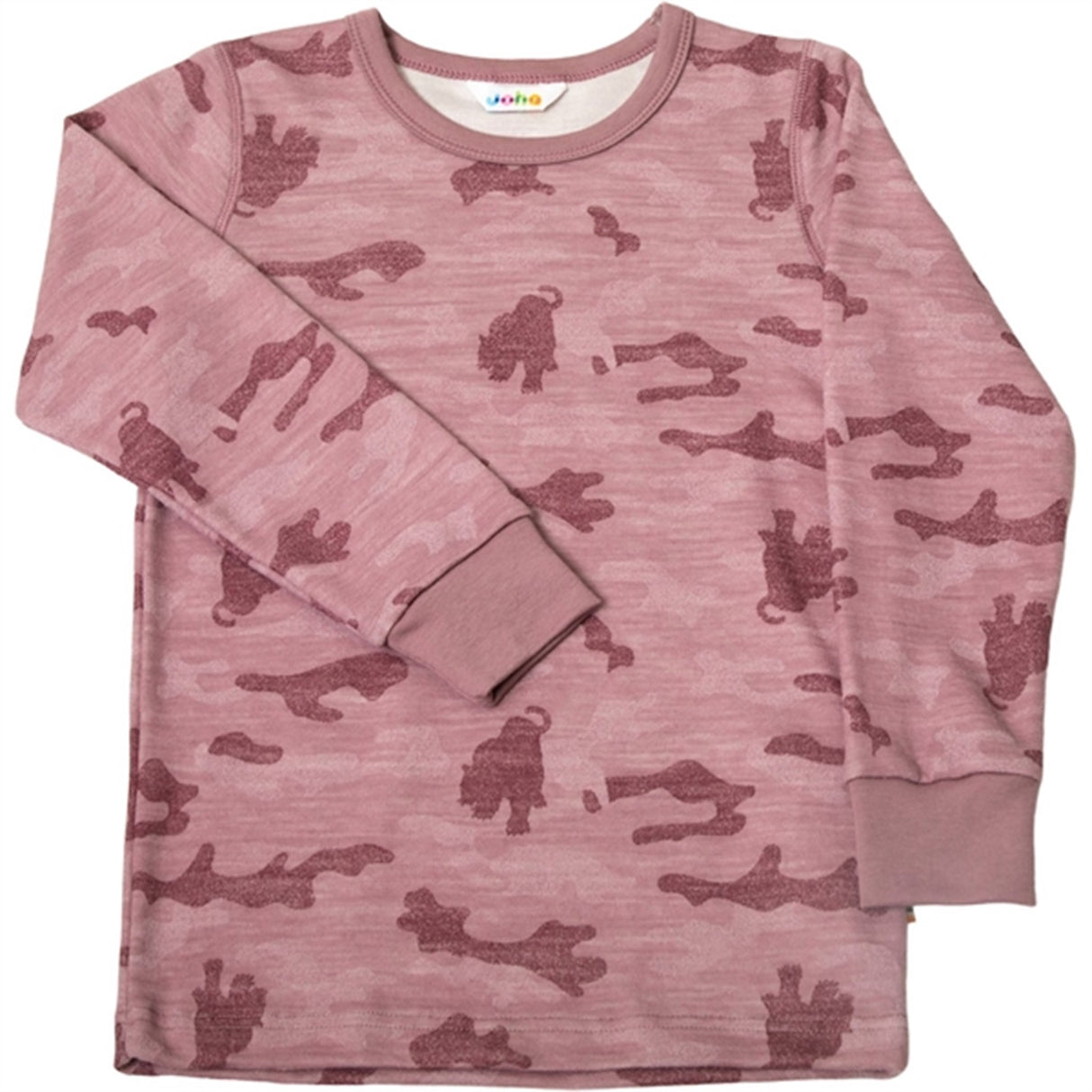 Joha Wool/Cotton Rose AOP Blouse