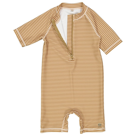 Wheat Golden Green Stripe Cas Swimsuit 2