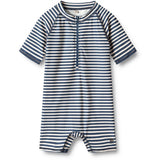 Wheat Indigo Stripe Swimsuit Cas