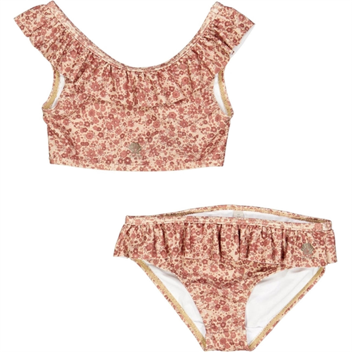 Wheat Red Flower Meadow Elina Bikini