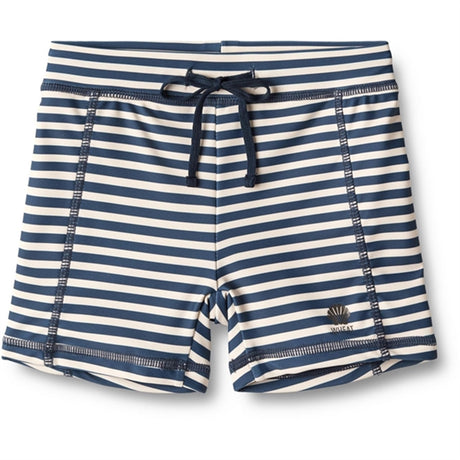 Wheat Indigo Stripe Swim Shorts Ulrik