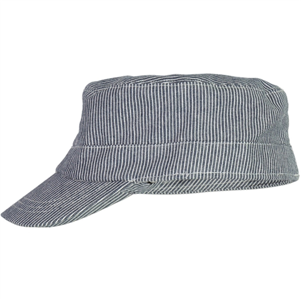 Wheat Navy Denim Stripe Emil Cap