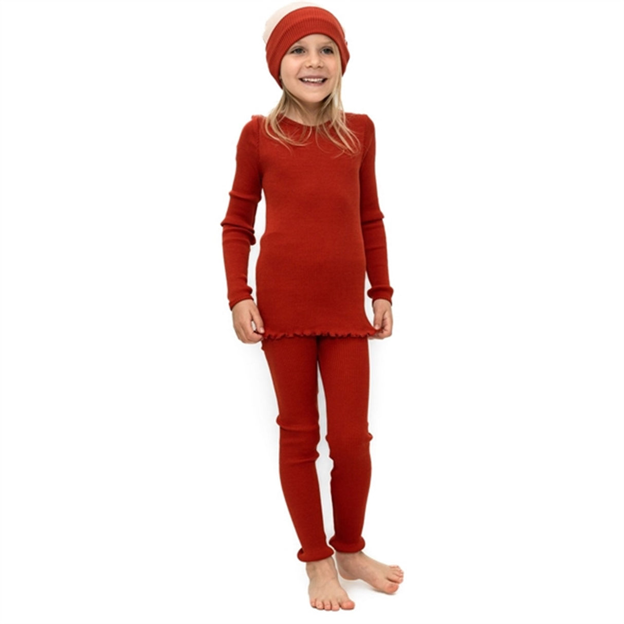 Minimalisma Bergen Blouse for kids Poppy Red