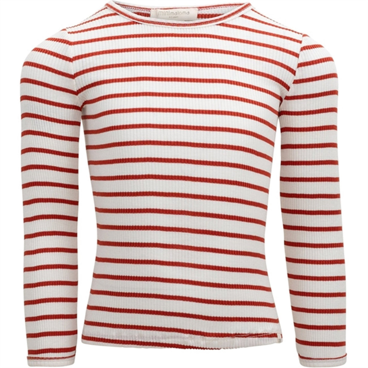 Minimalisma Bergen Blouse Poppy Red And Cream Stripes