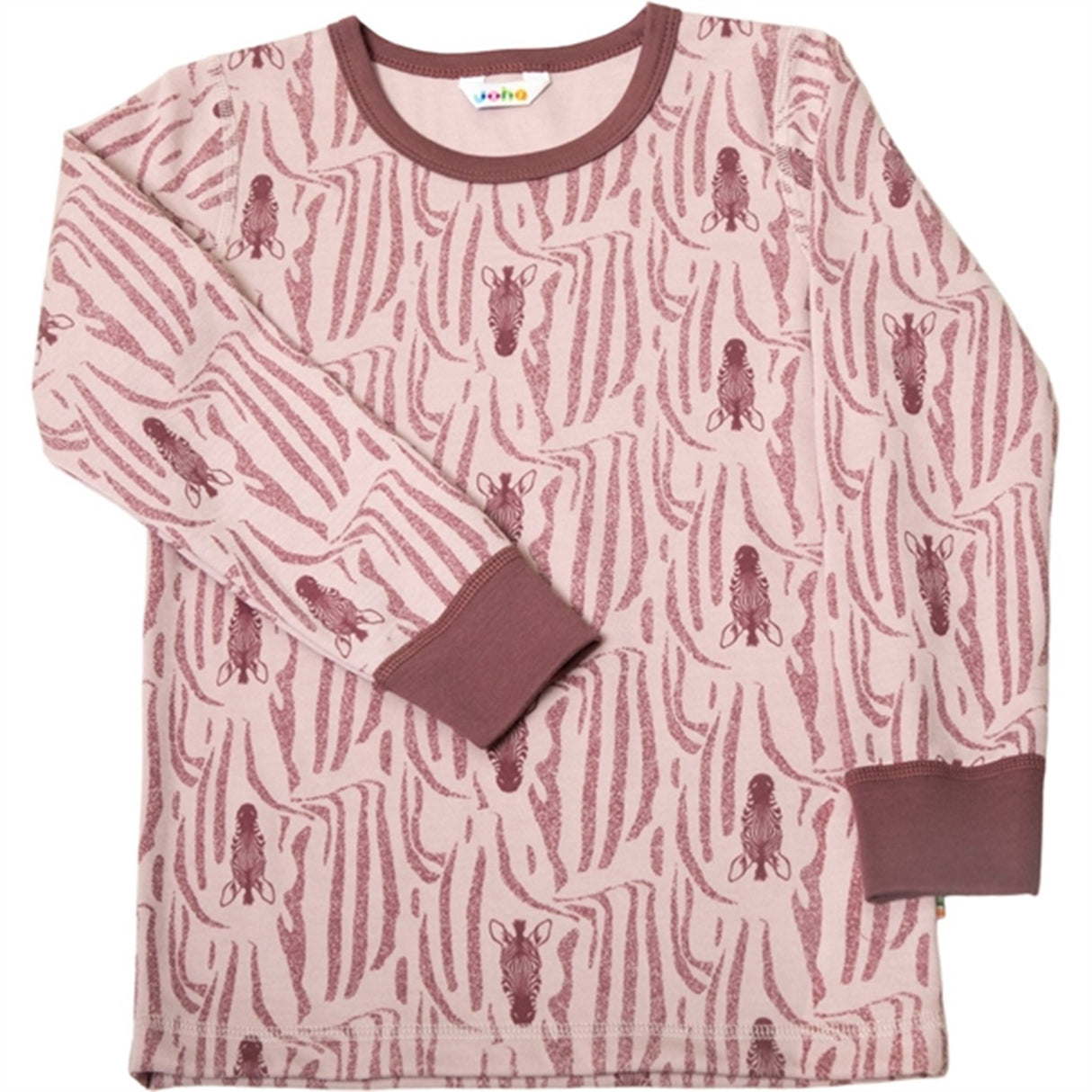 Joha Wool/Cotton Rose AOP Blouse