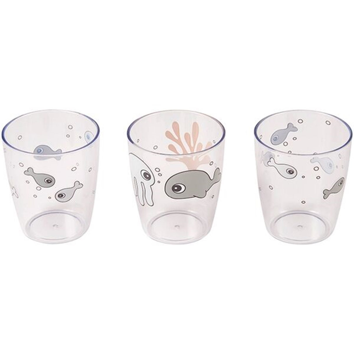 Done by Deer Yummi Mini Glass Sea Friends 3-pack Powder