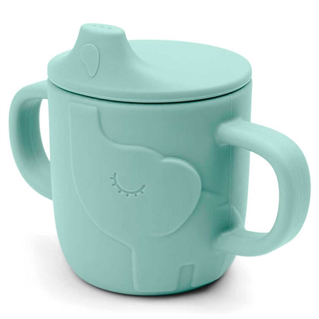 Done by Deer Peekaboo Spout Cup Elphee Blue