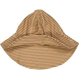 Wheat Golden Green Stripe UV Sun Hat 3