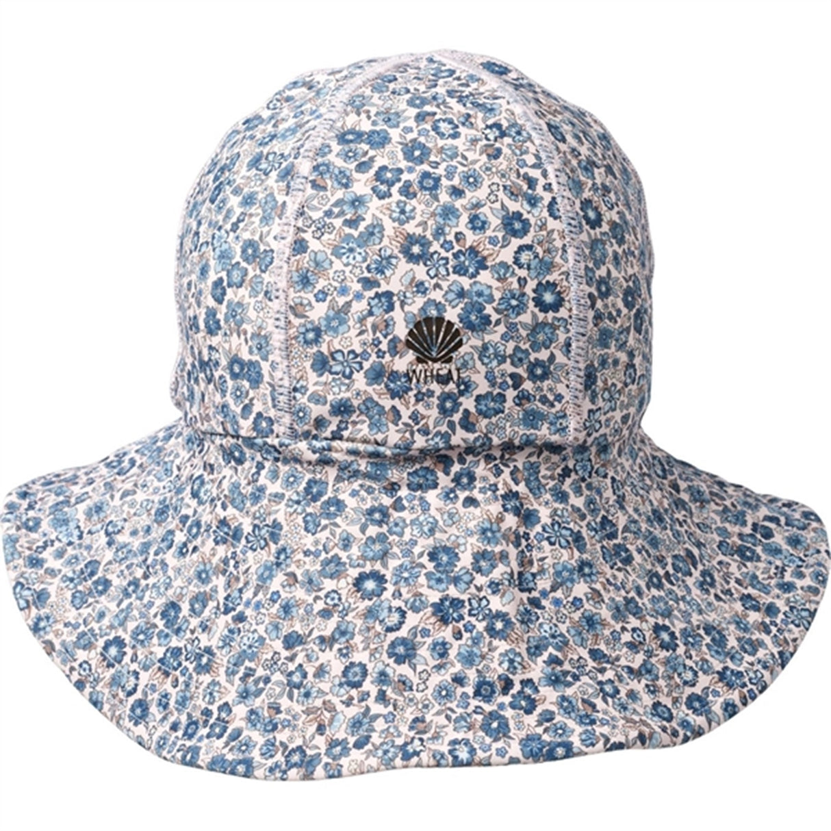 Wheat Blue Flower Meadow UV Sun Hat 2