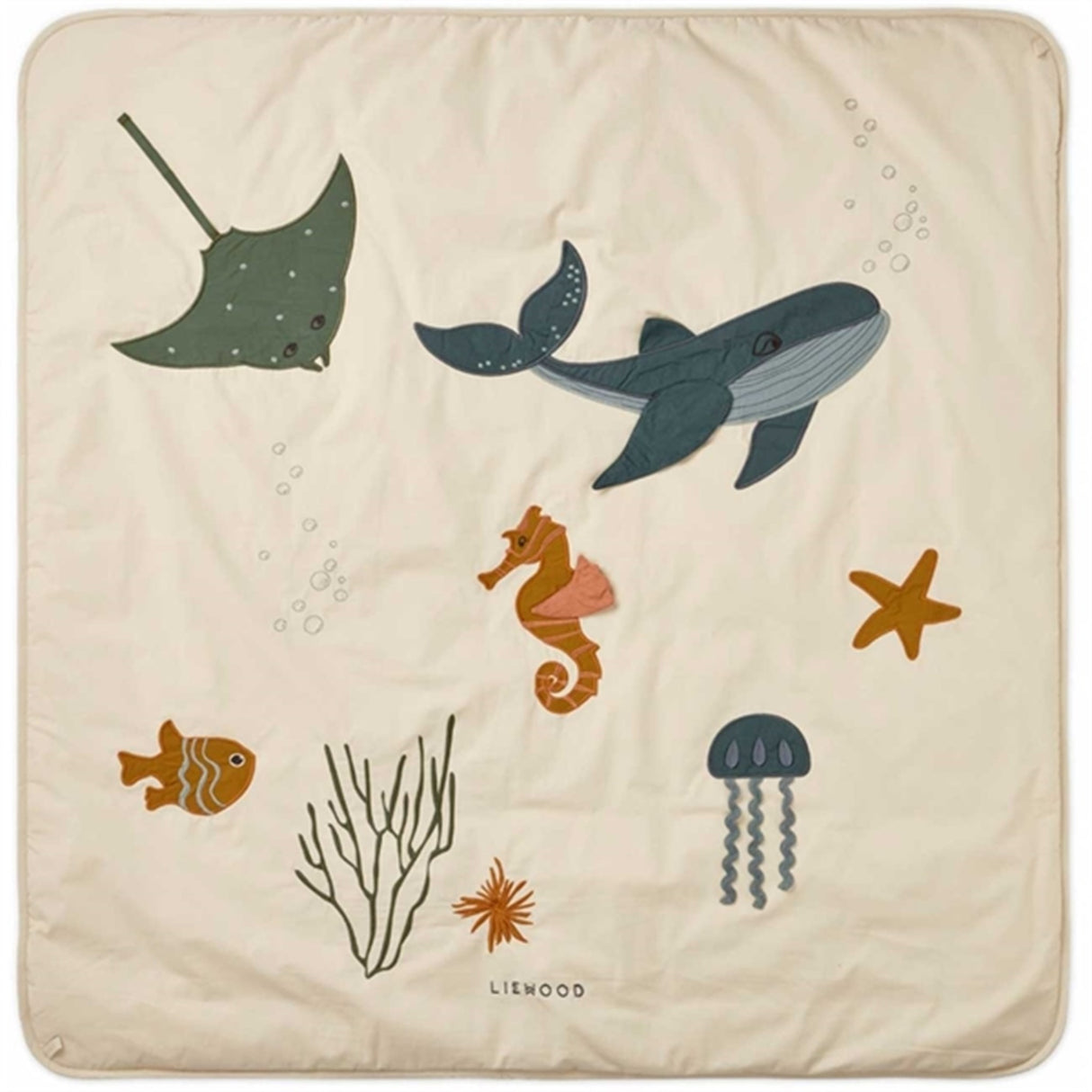 Liewood Glenn Activity Blanket Sea Creature Sandy Mix