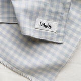 lalaby Blue Gingham Eddie Scarf 5