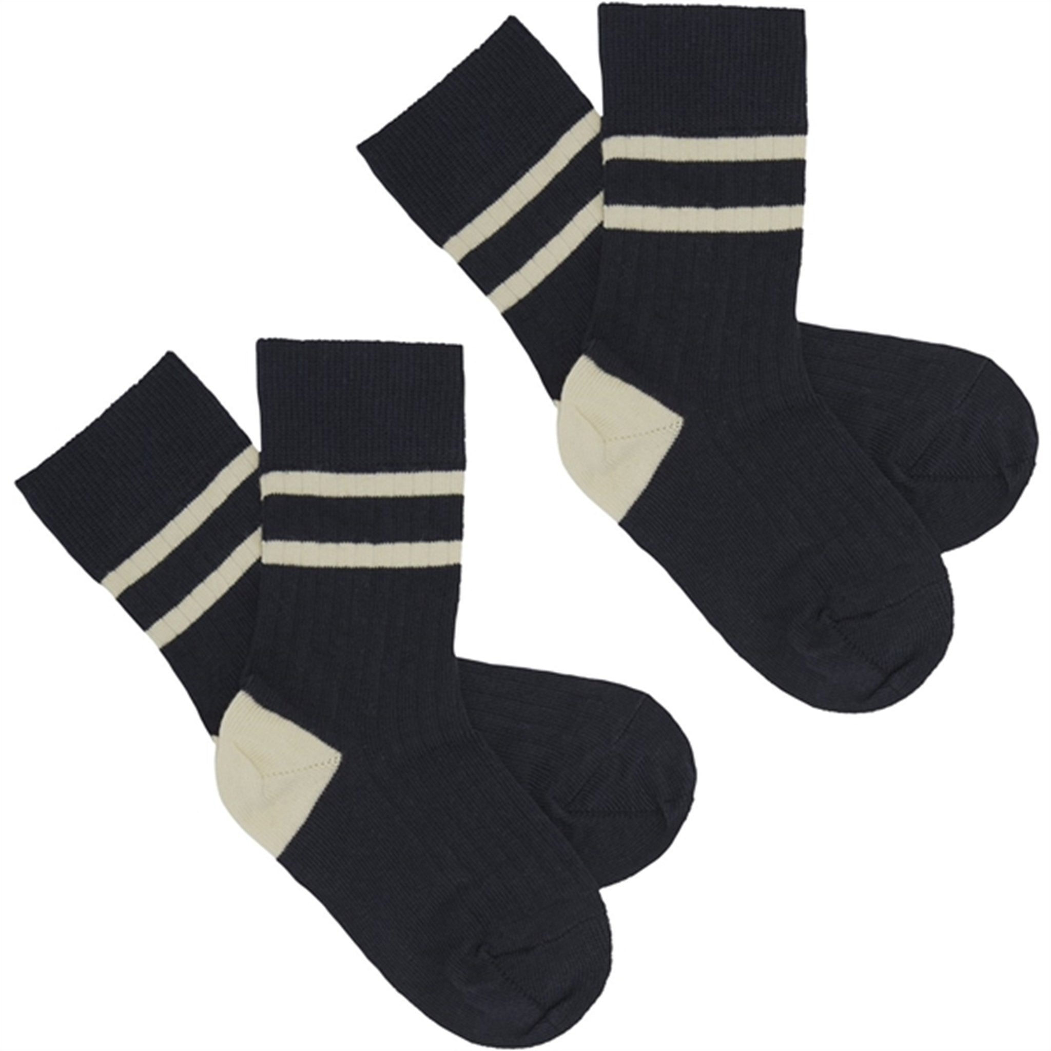 FUB 2-Pack Rib Socks Dark Navy